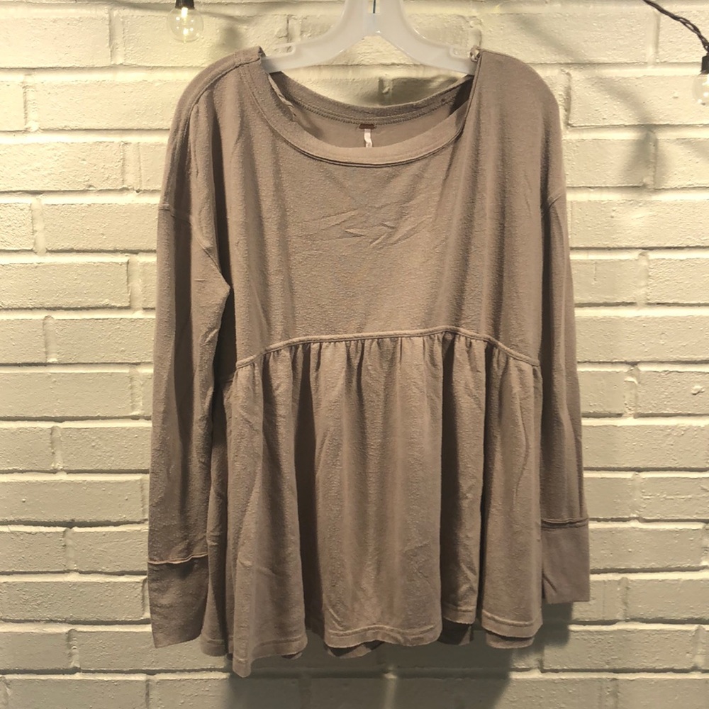 Free people babydoll shirt